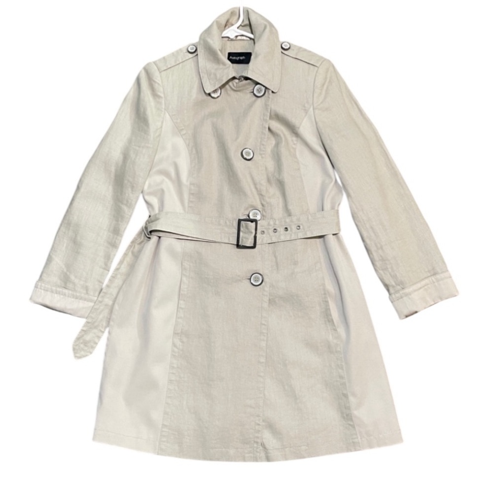 Marks & Spencer Autograph Single Breasted Mid Length
Belted Trench Coat US 4 EUC
